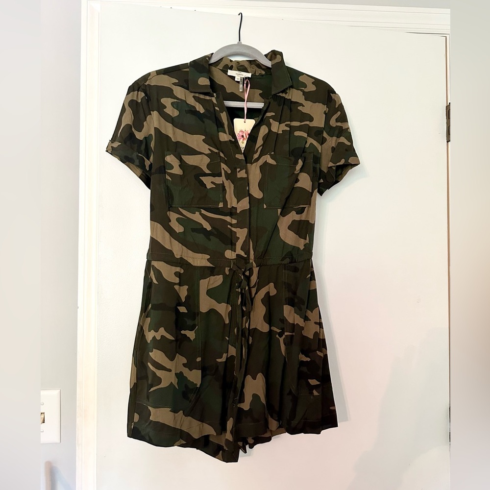 Women’s camo romper